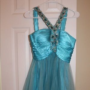 Formal Aquamarine Dress